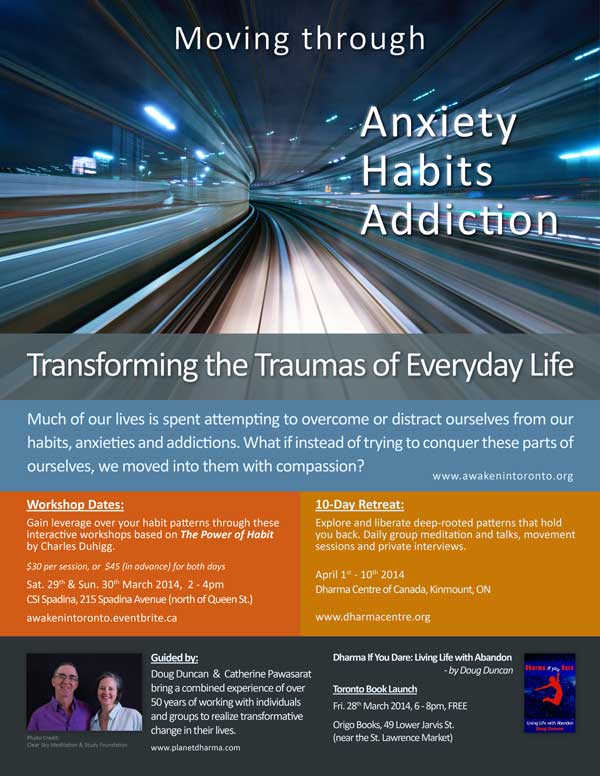 Toronto Meditation Dharma Classes 2014