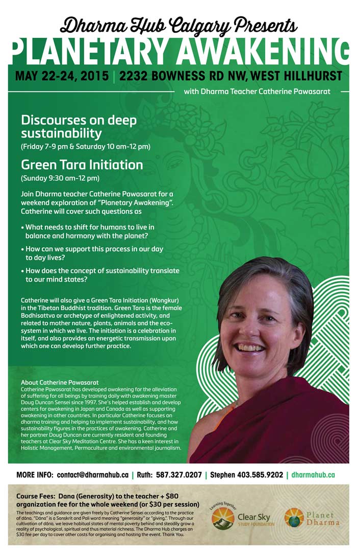 Catherine Pawasarat Dharma Teaching in Calgary: Green Tara