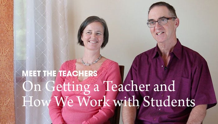 Video: On Getting a Teacher and How We Work with Students