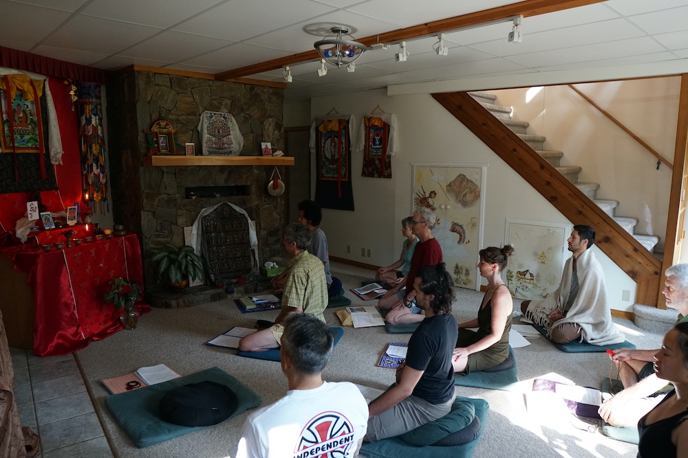 CS Retreat Shrine Room Meditation Sangha