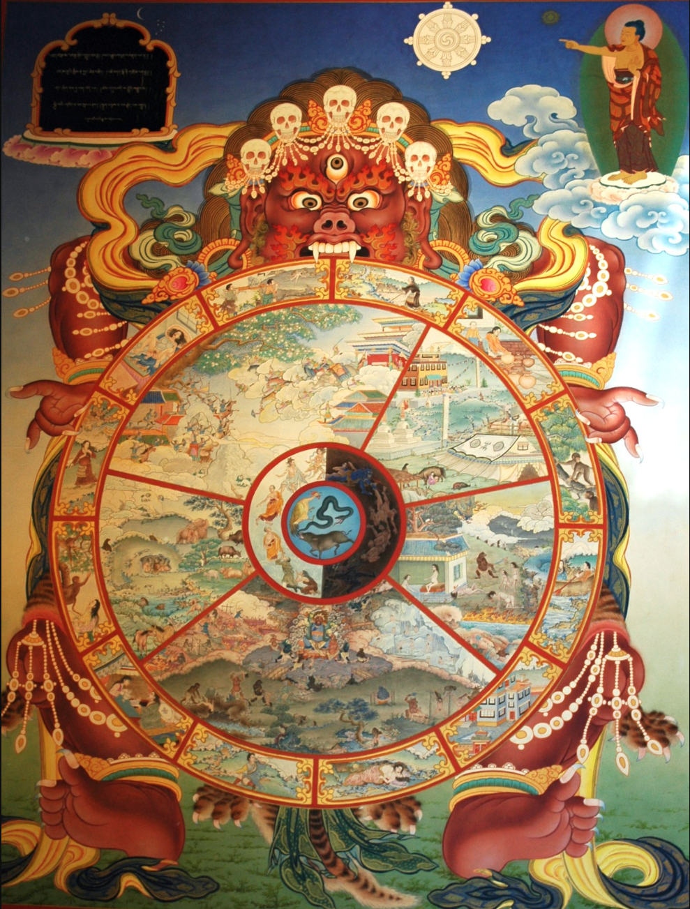 dependent origination wheel of samsara